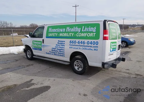 2019 GMC Savana 2500 Work Van from USA, damaged, VIN 1GTW7AFG8K1294549